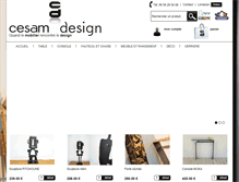 Tablet Screenshot of cesamdesign.com